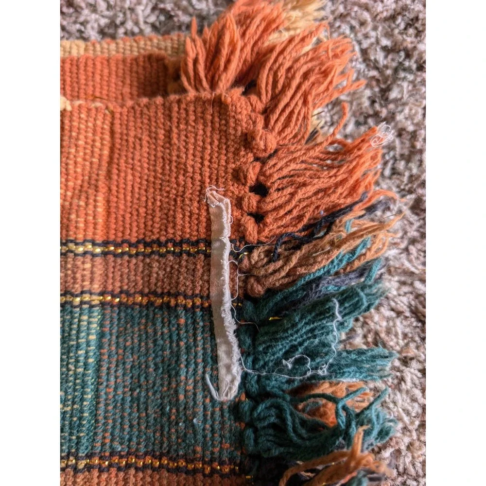 Woven Fall Table Runner With Fringe Edge‎ 29x19